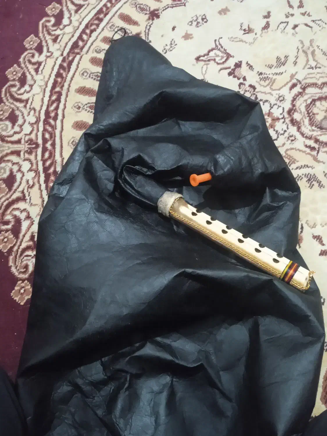 فروش یک عدد پوست و دسته نی انبان کوک|سازهای بادی|برازجان, |دیوار