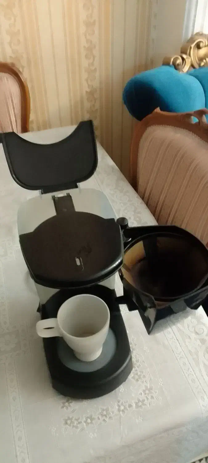 قهوه ساز فلر اصل کارکرده قوریش شکسته|سماور، چایساز، قهوهساز|تهران, شمسآباد|دیوار