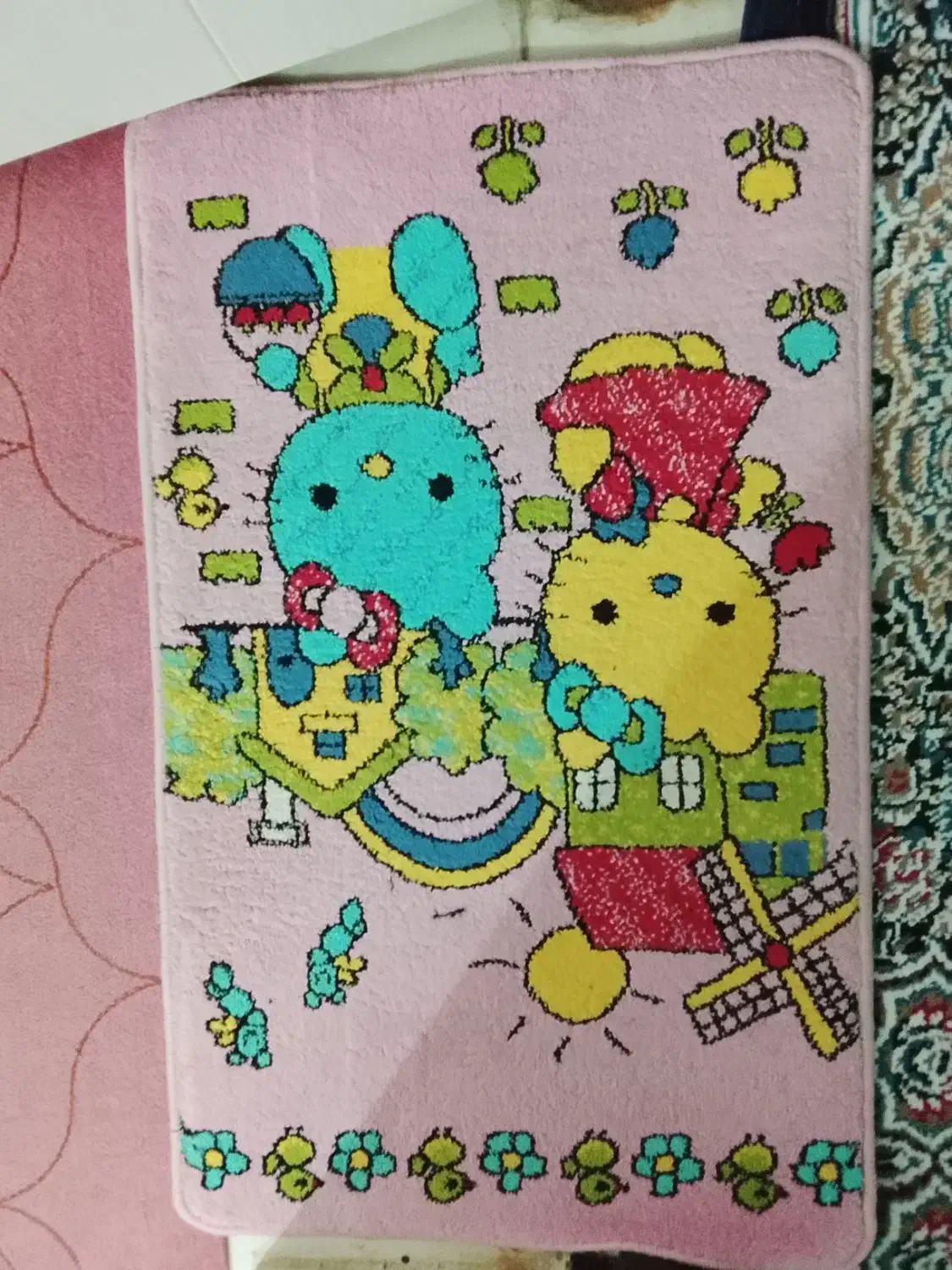 فرش شش متری کودک و پادری|فرش|لار, |دیوار