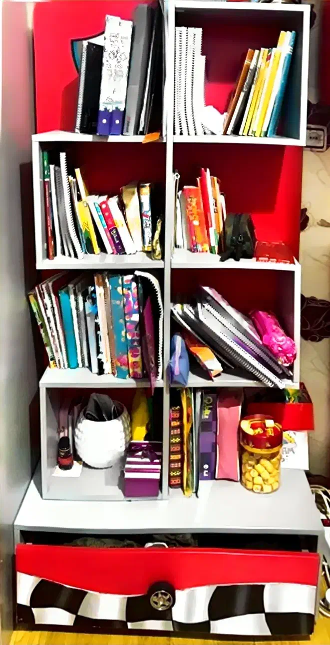 فروش کمد میز تحریر درایور کتابخانه برند چیلک ترکیه|تخت و سرویس خواب|کرمان, |دیوار