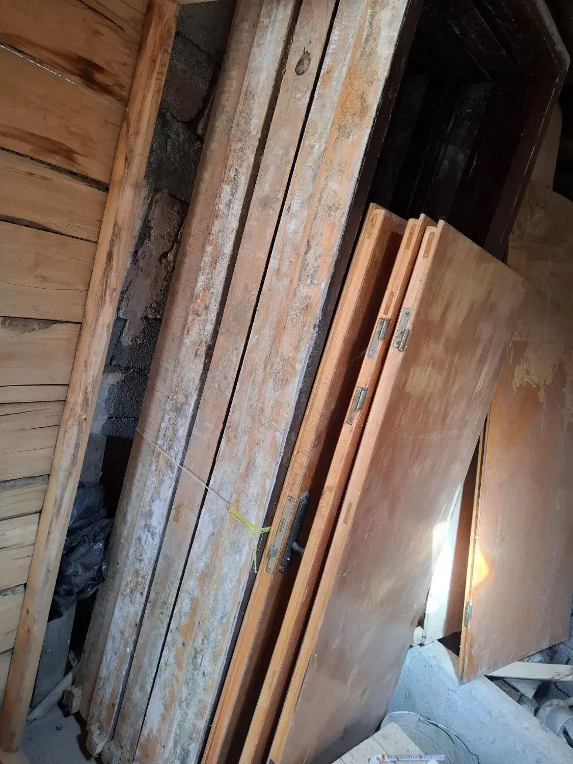 درب اتاق چهارچوب چوبی|مصالح و تجهیزات ساختمان|فیرورق, |دیوار