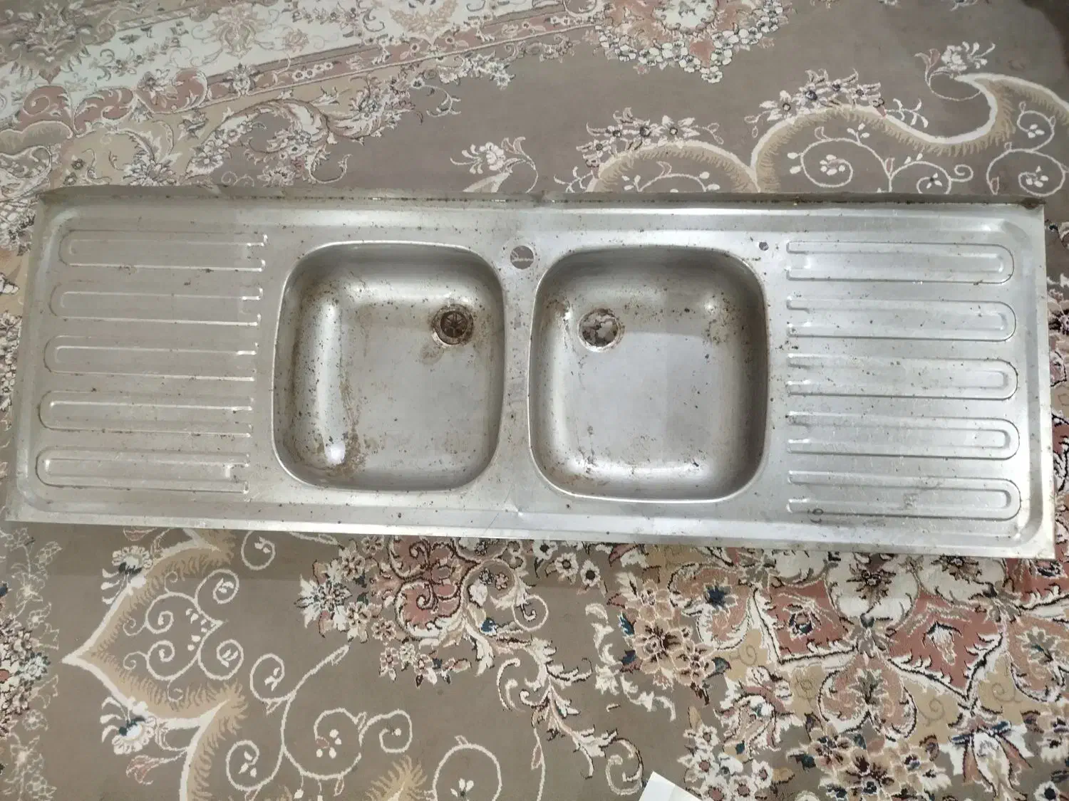 سینک ظرف شوی فقط تمیزش کنید لکه‌هاش پاک می‌ش|مصالح و تجهیزات ساختمان|آبادان, |دیوار