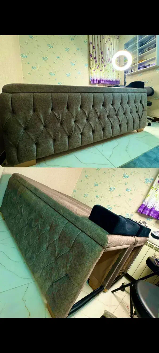 دو عدد تخت مبلی اکستنشن مژه و نشیمن فوم سرد و لمسه|آرایشگاه و سالن‌های زیبایی|شیراز, باهنر|دیوار