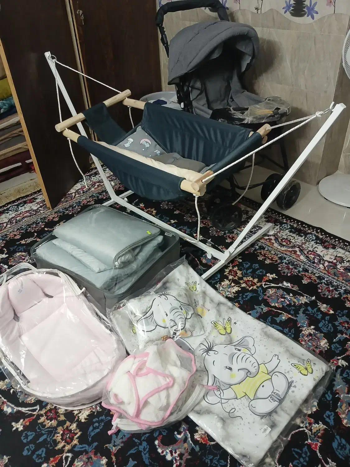 گهواره نوزادی نونو|اسباب و اثاث بچه|یزد, |دیوار