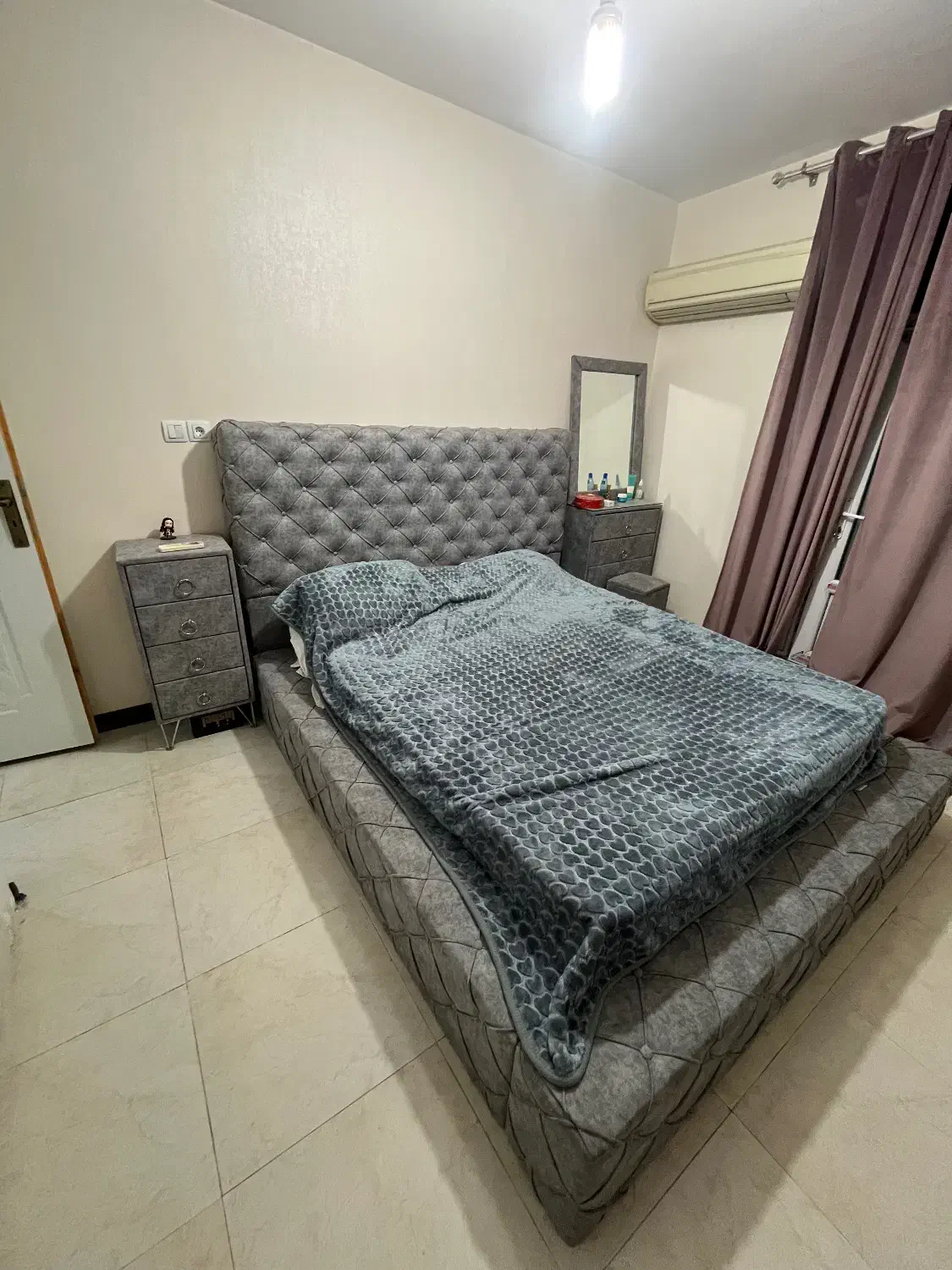 سرویس خواب در حد نو|تخت و سرویس خواب|اهواز, سپیدار|دیوار