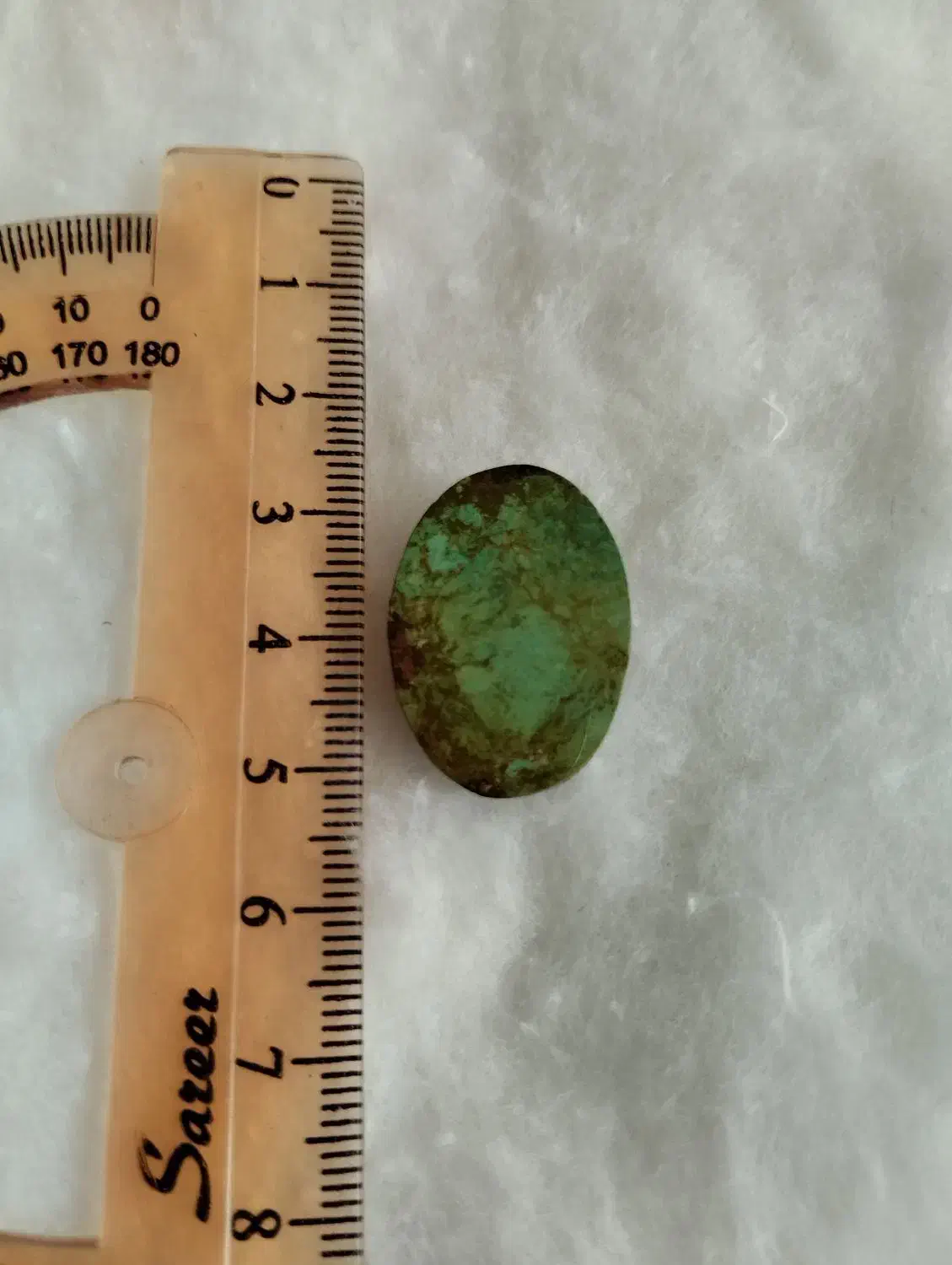 نگین کلکسیونی فیروزه نیشابور رگه طلایی|جواهرات|قم, زنبیل آباد|دیوار