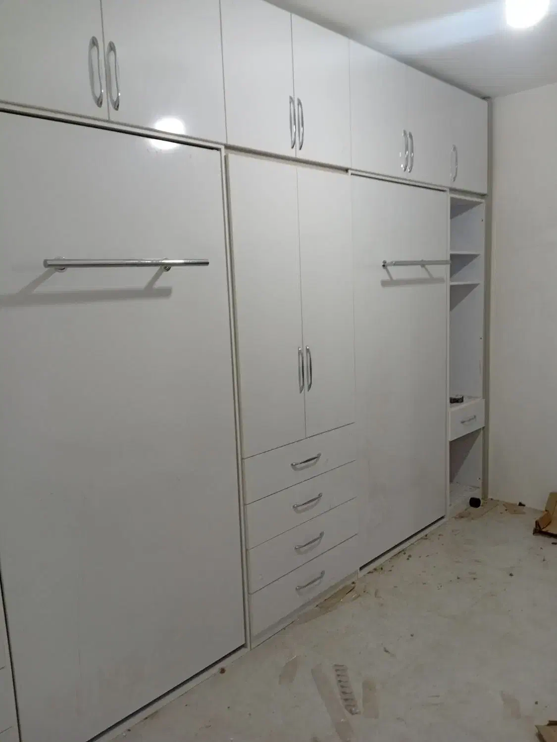 تخت خواب کابینت کمد دیواری|تخت و سرویس خواب|رودهن, |دیوار