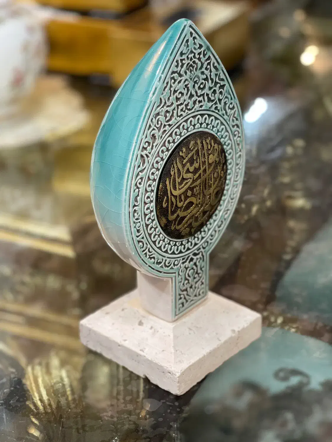 تندیس علی ابن موسی الرضا|مجسمه، تندیس، ماکت|تهران, مینی‌سیتی (شهرک نفت)|دیوار