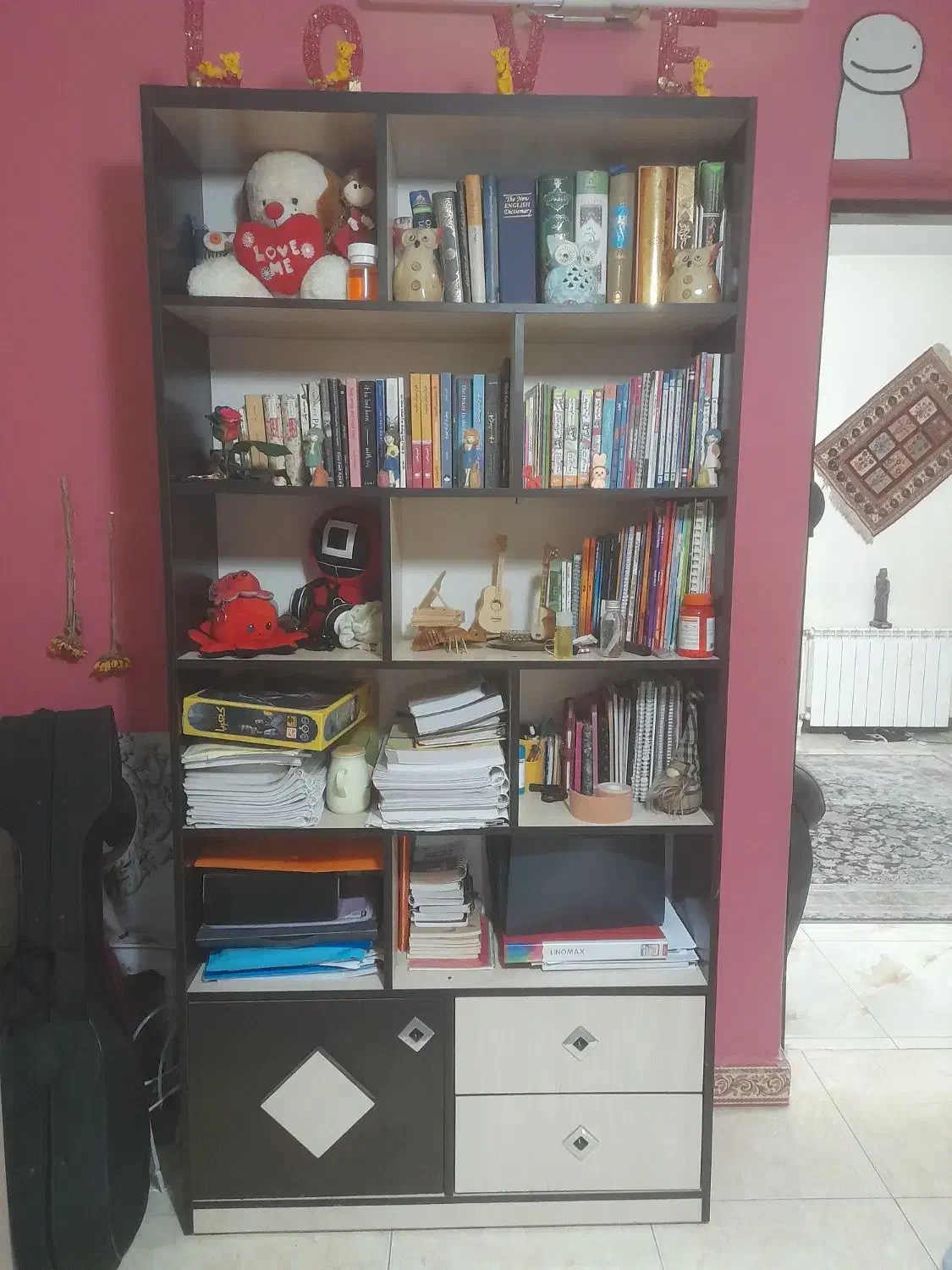 کتابخانه|کتابخانه، شلف، قفسه‌های دیواری|تهران, امیرآباد|دیوار
