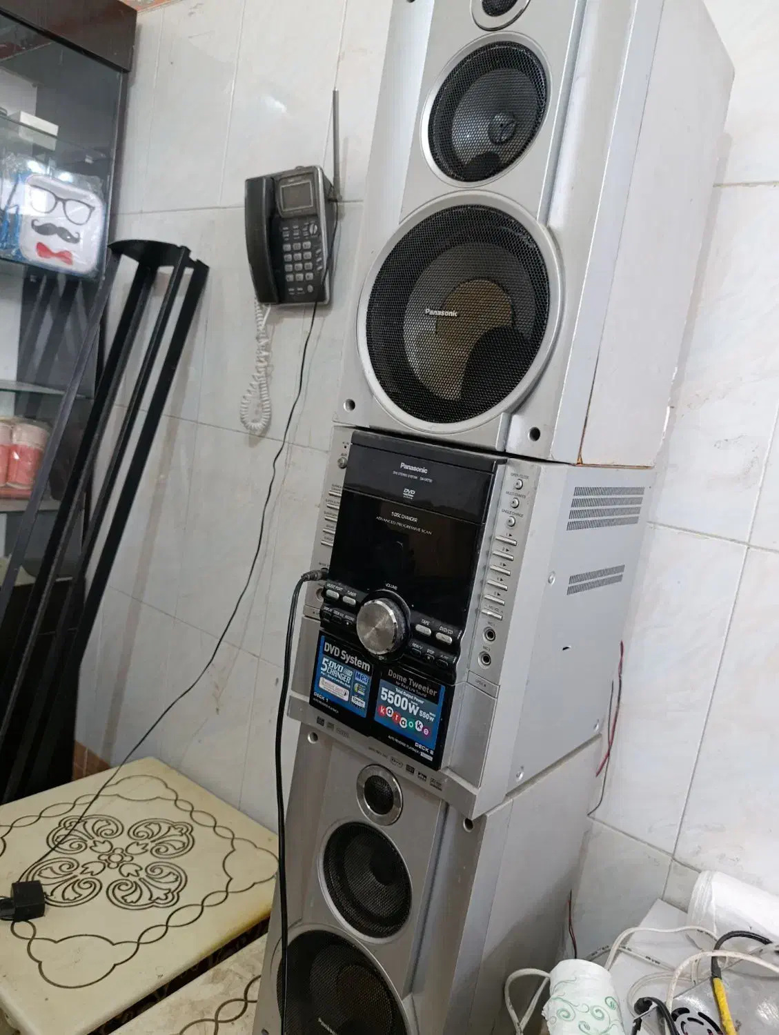 پخش صوتی پاناسونیک سه تیکه|سیستم صوتی خانگی|خسروشاه, |دیوار