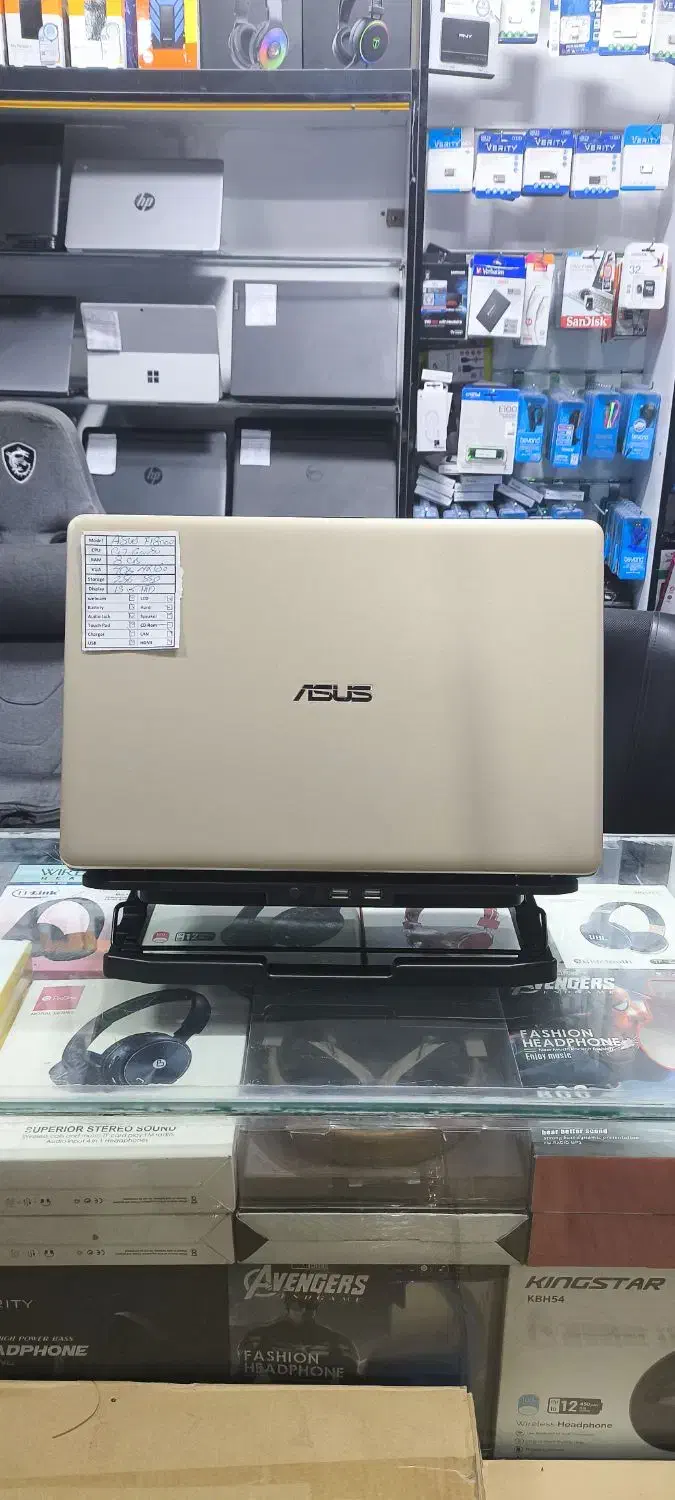 لپ تاپ ASUS طلایی با 4 گیگ گرافیک مجزا|رایانه همراه|ساوه, |دیوار
