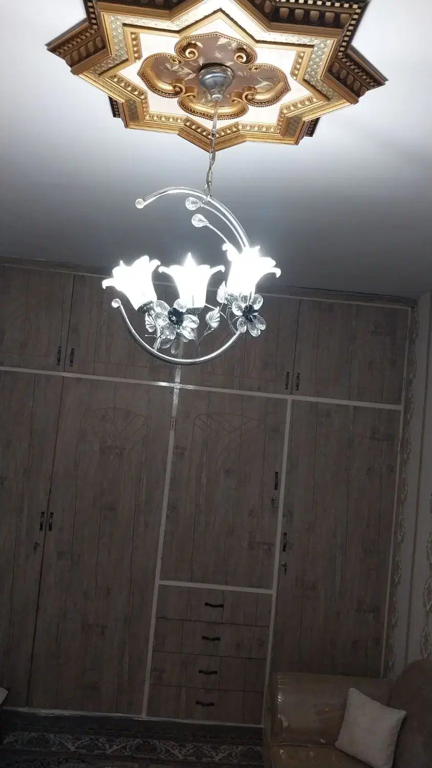 لوستر|لوستر و چراغ آویز|بهارستان, |دیوار