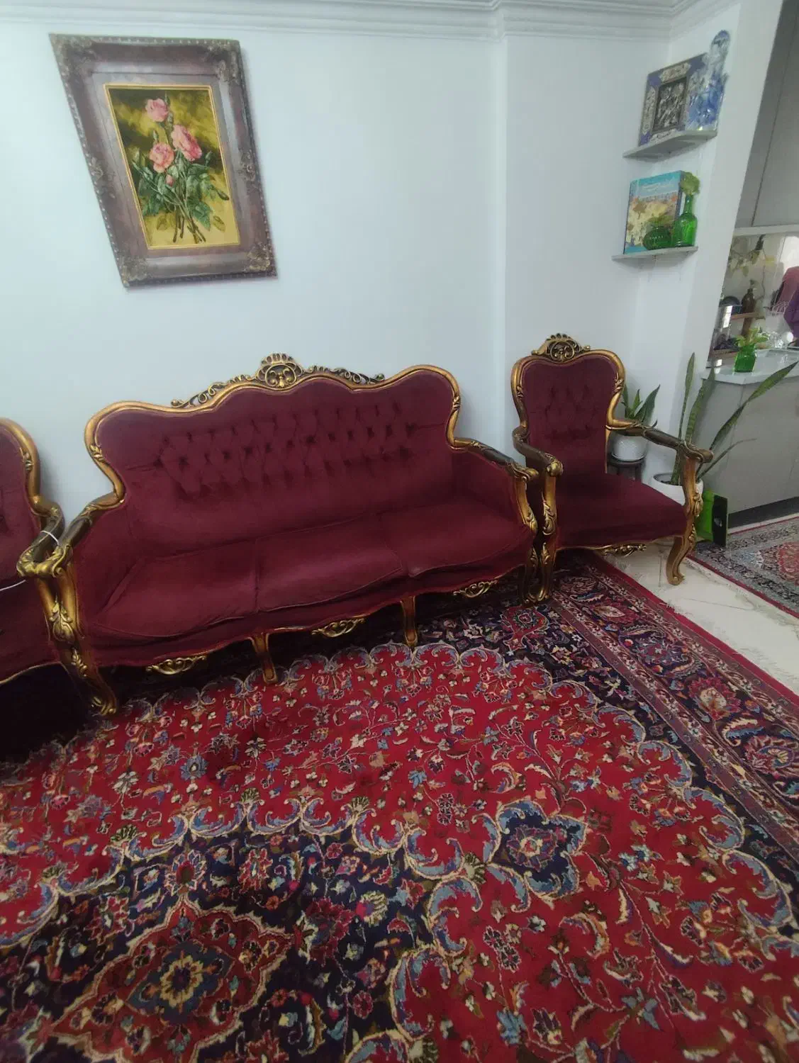 مبل 9 نفره کلاسیک|مبلمان خانگی و میز عسلی|تهران, طیب|دیوار