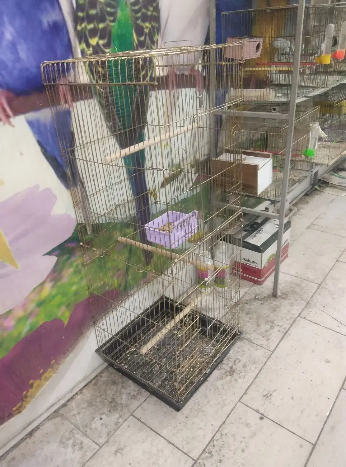 قفس بسیاربزرگ دوطبقه کاسکویی    آیهان|لوازم جانبی حیوانات|خوی, |دیوار