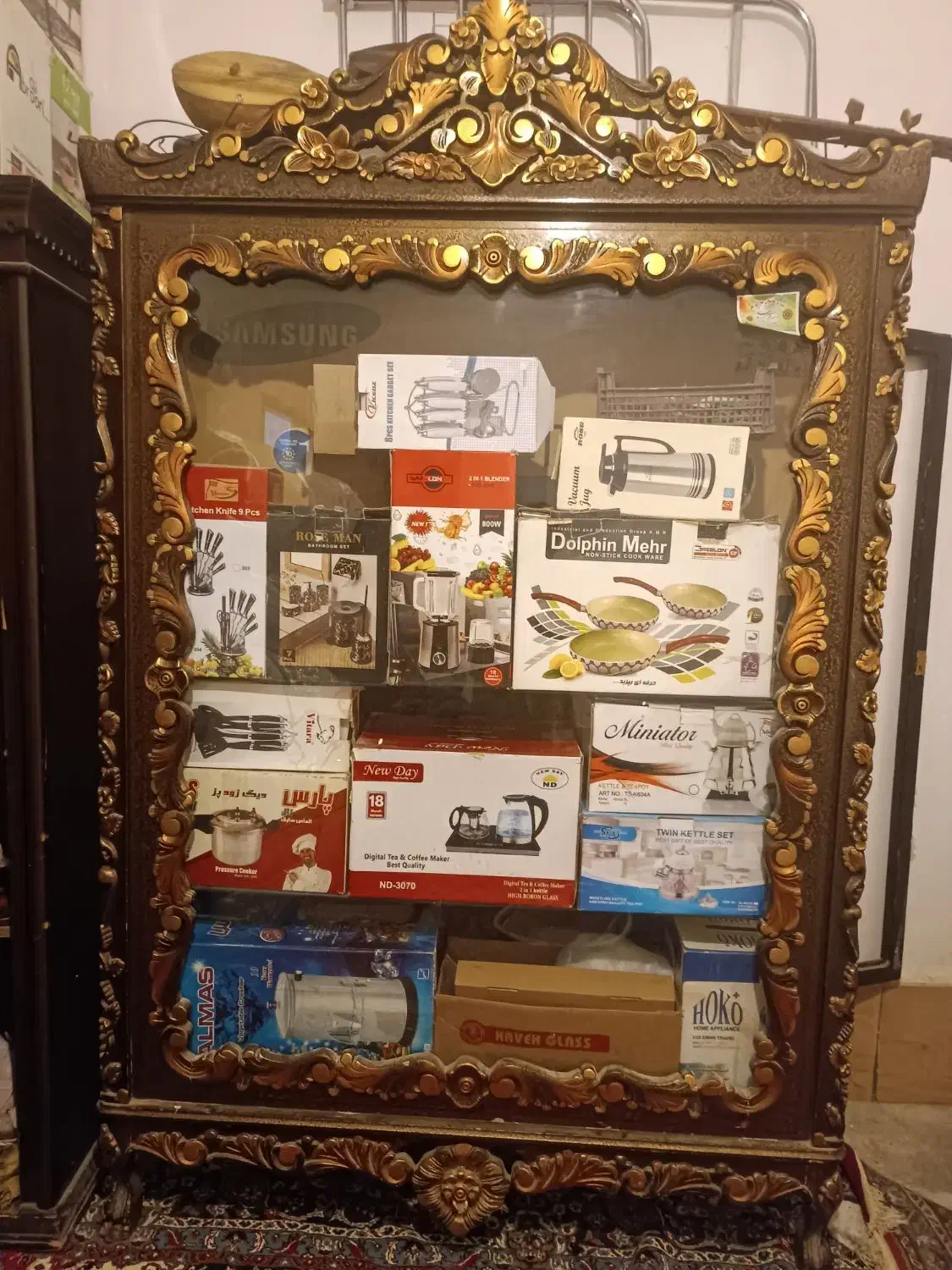 گنجه|بوفه، ویترین، کنسول|مشهد, بهار|دیوار