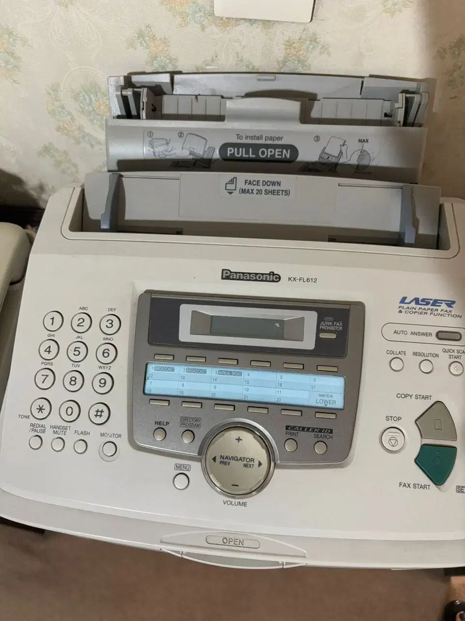 KX-FL612CX فکس سه کاره|پرینتر، اسکنر، کپی، فکس|شیراز, هفت تنان|دیوار