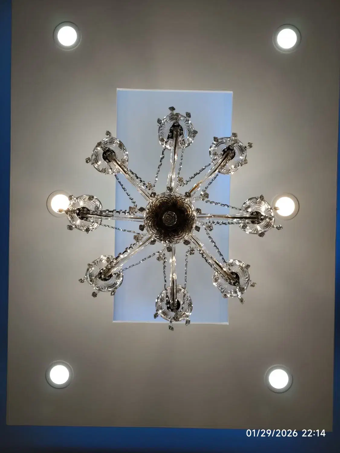 لوستر کریستال چک|لوستر و چراغ آویز|پرند, فاز ۴|دیوار