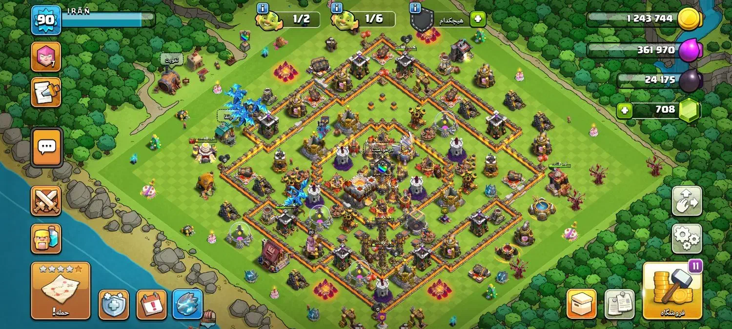 بازی کلش آف کلنز|کنسول، بازی ویدئویی و آنلاین|برازجان, |دیوار