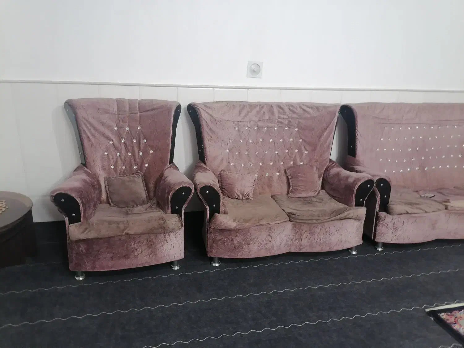 مبل راحتی 7نفر|مبلمان خانگی و میز عسلی|قم, ولیعصر|دیوار