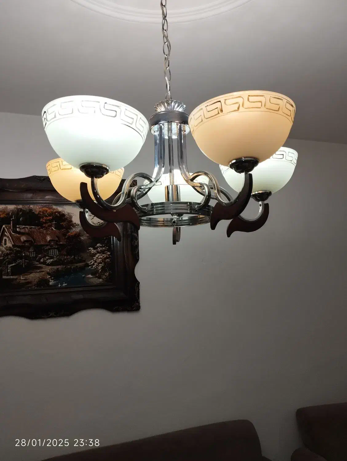 لوستر|لوستر و چراغ آویز|فردیس, قریشی|دیوار