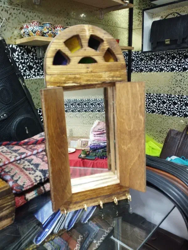 آینه و جاکلیدی چوبی|آینه|یاسوج, |دیوار