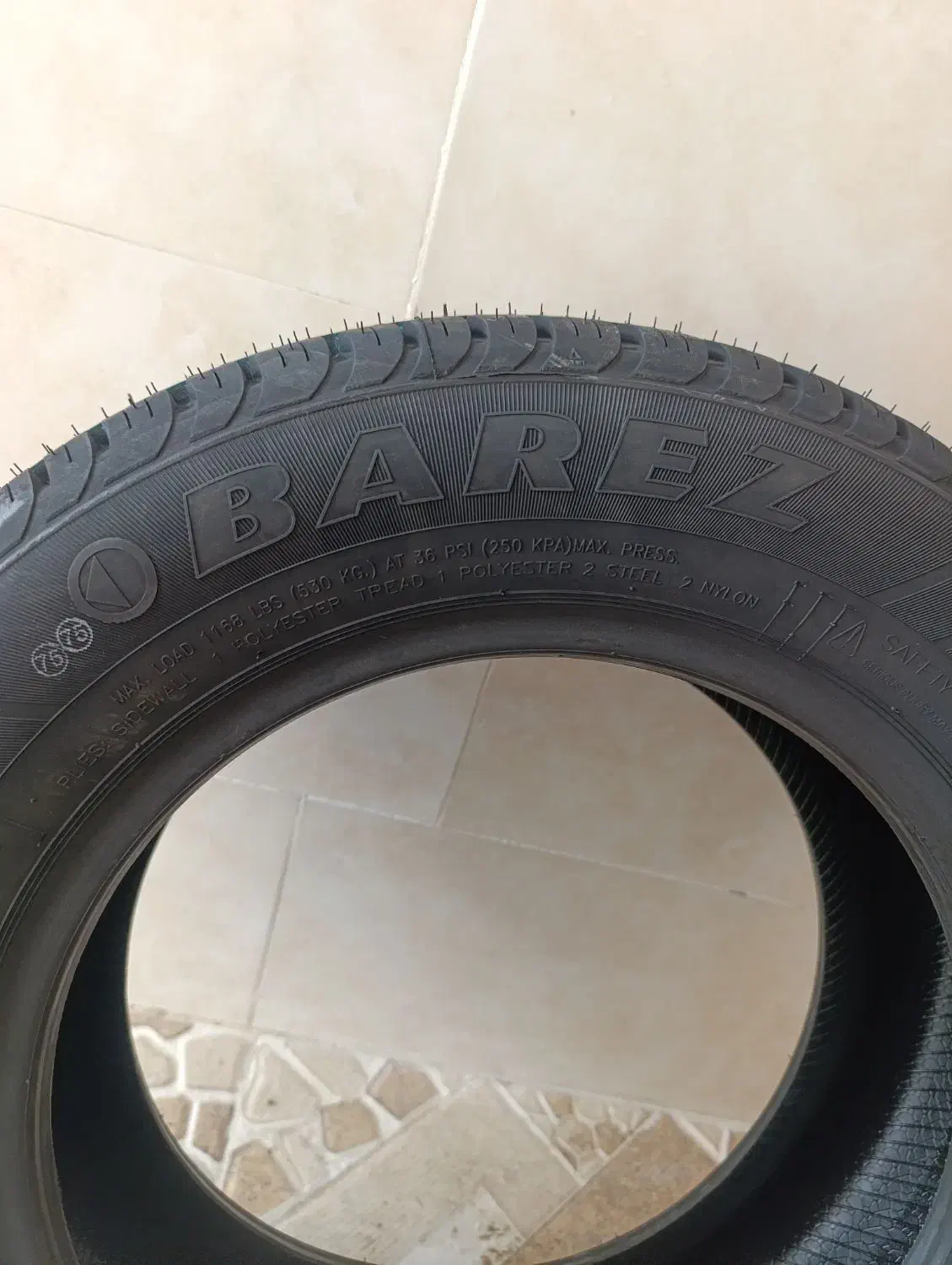 لاستیک بارز وکویربرای پژو،کوییک،ساینا.پراید|قطعات یدکی و لوازم جانبی|بندر کنگان, |دیوار