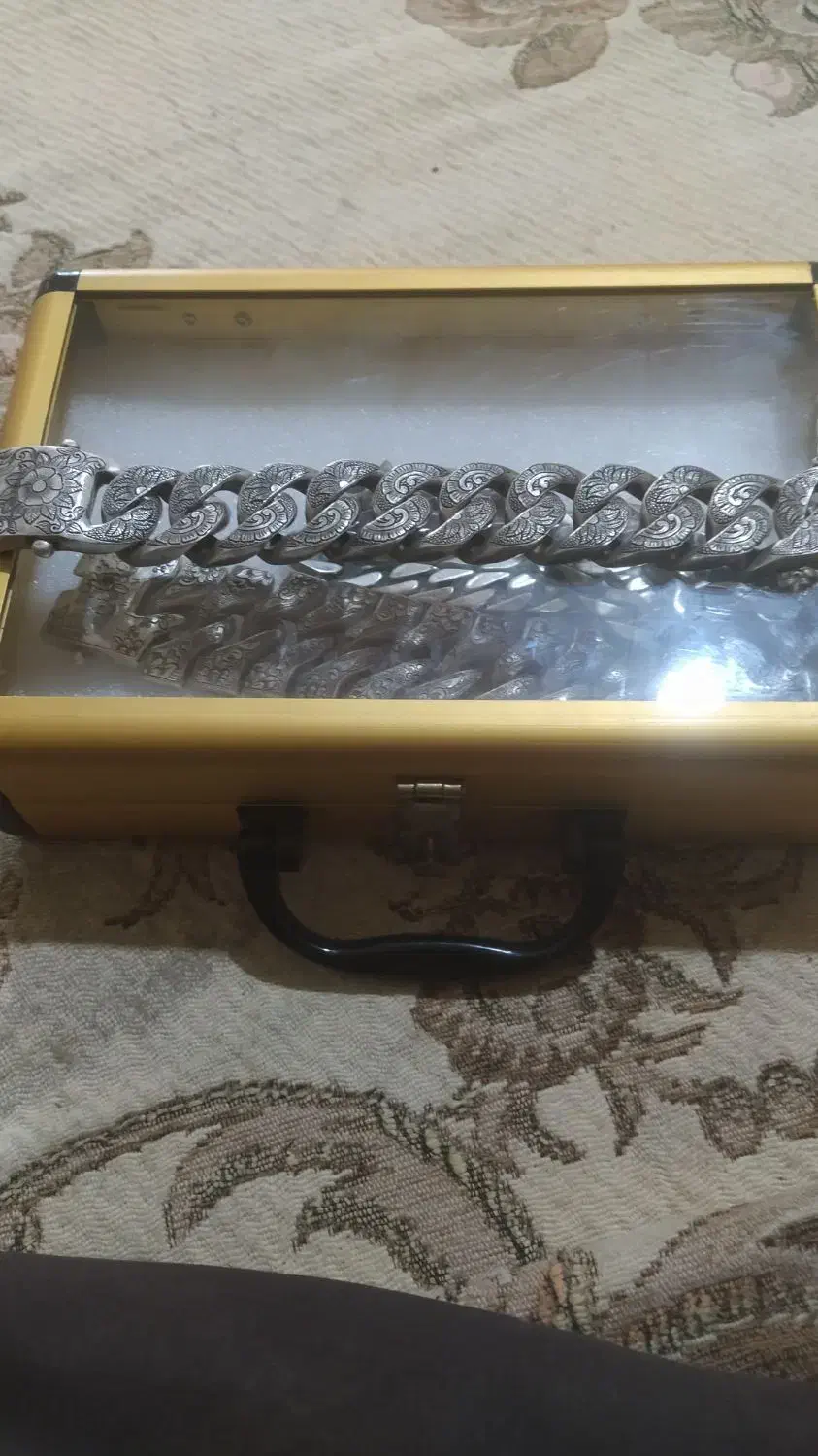 دستبند نقره فوق سنگین گرمی 250000|جواهرات|سنقر, |دیوار