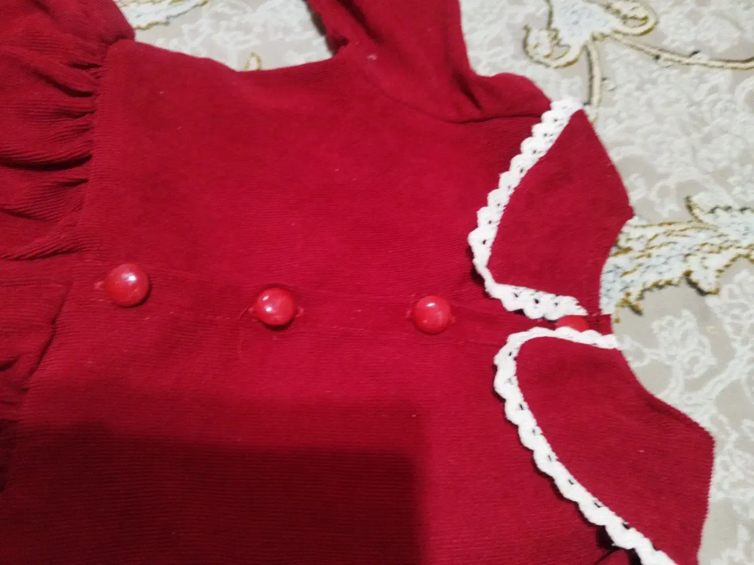 سارافون مخمل کبریتی|کفش و لباس بچه|صدرا-فارس, فاز ۱|دیوار