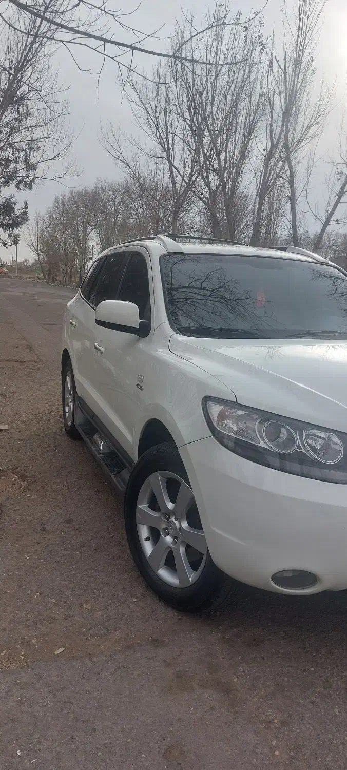 سانتافه مدل ۲۰۰۸ تیپ۲۷۰۰ سفید رنگ|خودرو سواری و وانت|بستان آباد, |دیوار