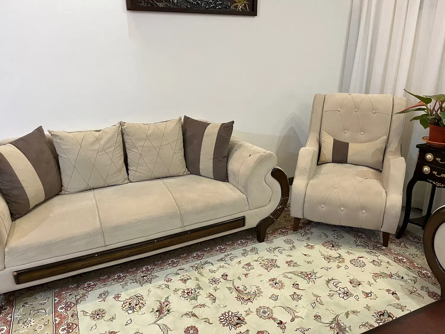 مبل راحتی ۷ نفره|مبلمان خانگی و میز عسلی|مشهد, امیریه|دیوار