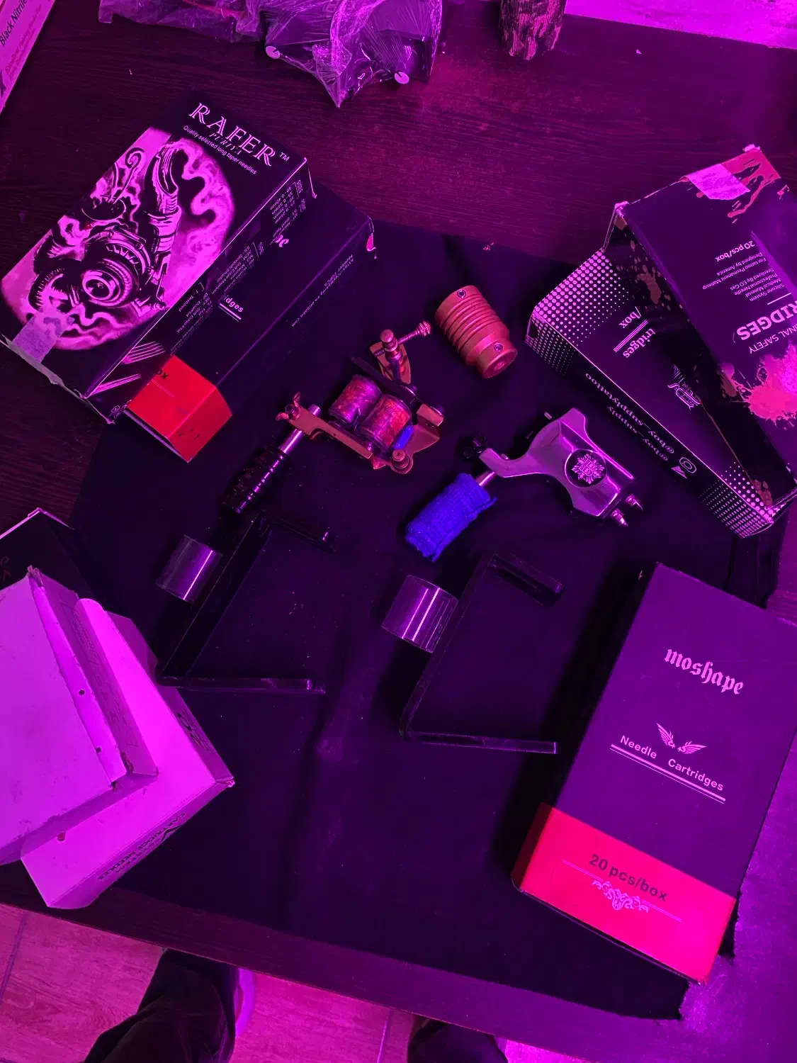 دو عدد دستگاه تتو (گان+روتاری)|آرایشی، بهداشتی، درمانی|درودزن, |دیوار