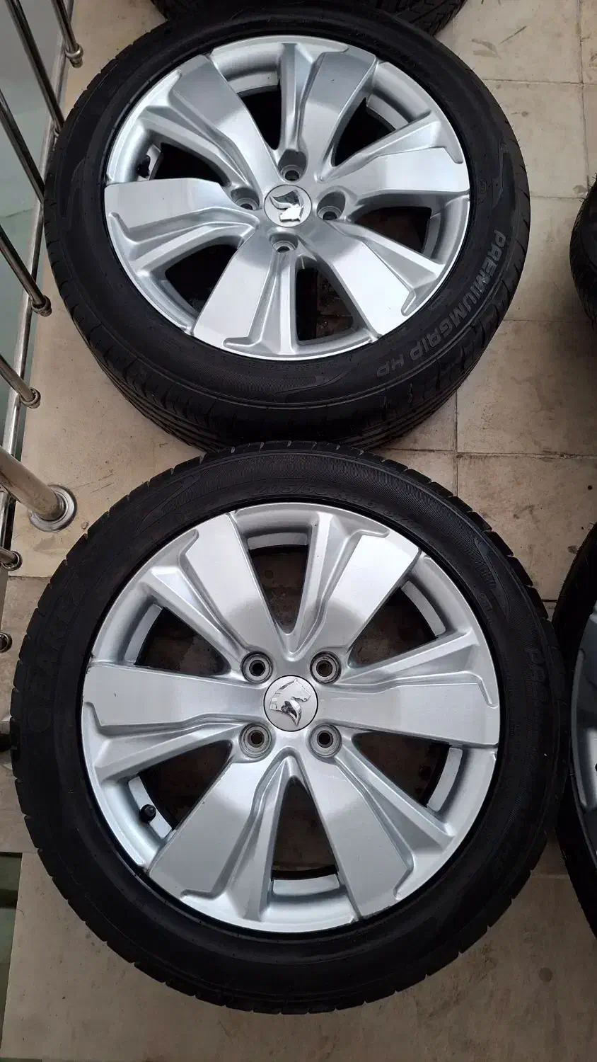 رینگ تارا سایز 16 با لاستیک درصد بالا|قطعات یدکی و لوازم جانبی|قزوین, |دیوار