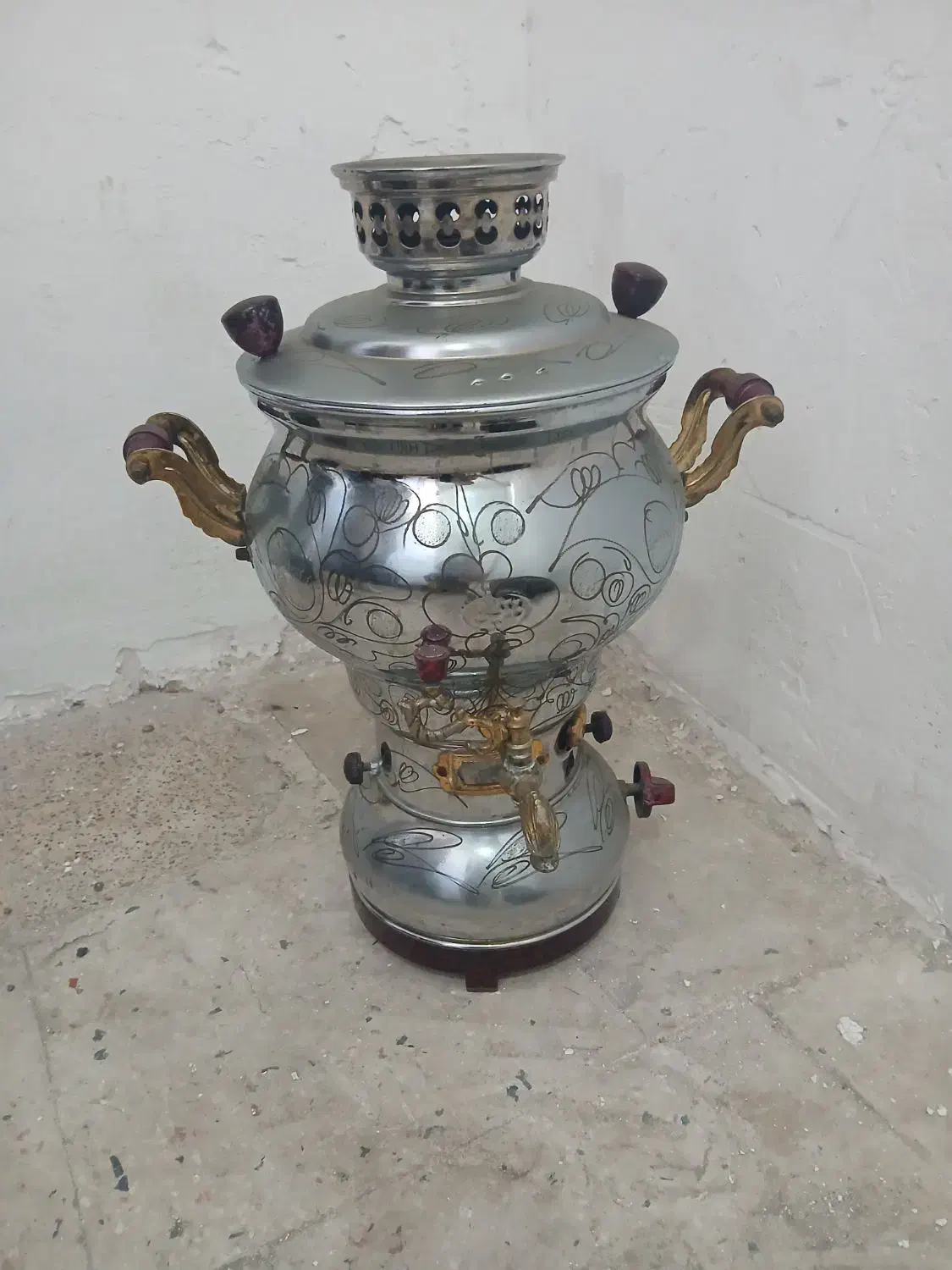 فروش سماور گازی در حدنو|سماور، چای‌ساز، قهوه‌ساز|میانه, |دیوار