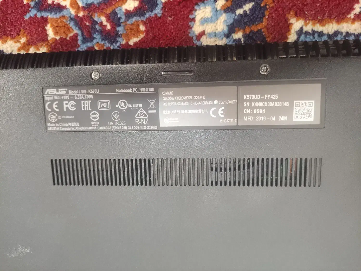 لب تاب asus k570|رایانه همراه|شهرضا, |دیوار