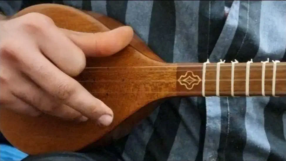 سه تار کاسه بزرگ سه مهر|سازهای سنتی|لنجان, |دیوار