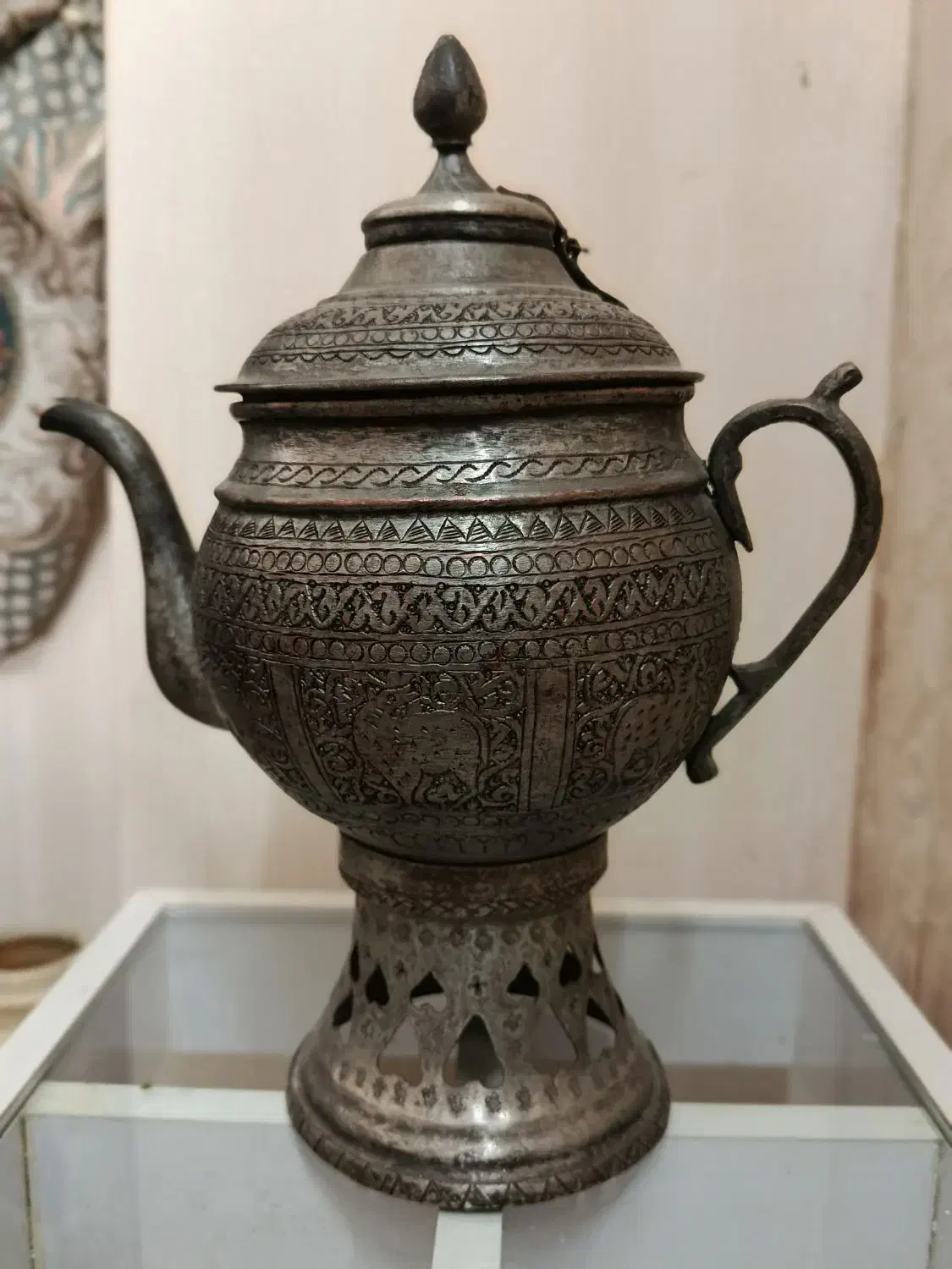 کتری ذغالی قلم|صنایع دستی و سایر لوازم تزئینی|شیروان (خراسان), |دیوار