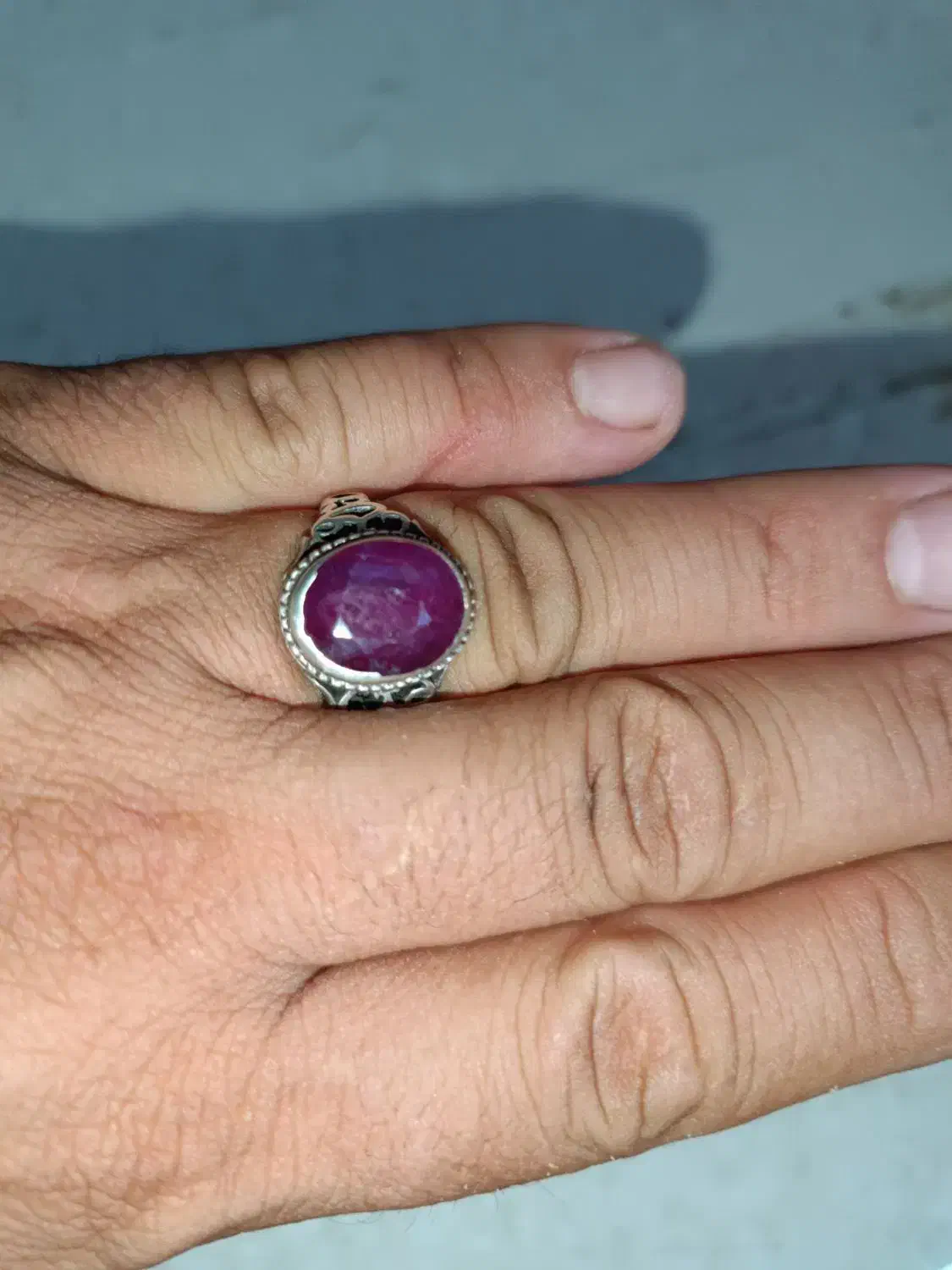 انگشتریاقوت سرخ معدنی|جواهرات|ورامین, خیر آباد|دیوار