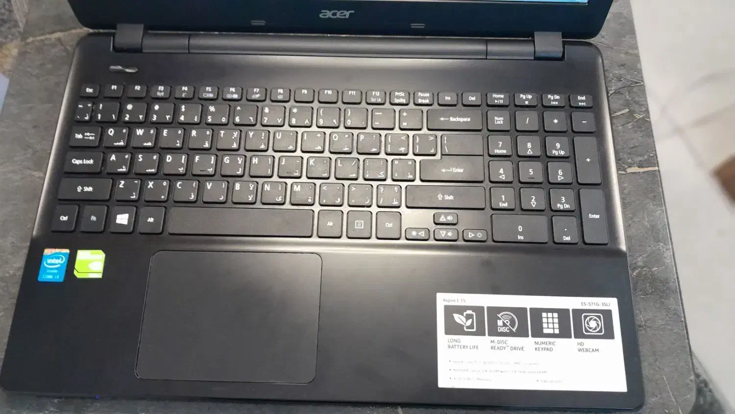 لب تاب acer|رایانه همراه|املش, |دیوار