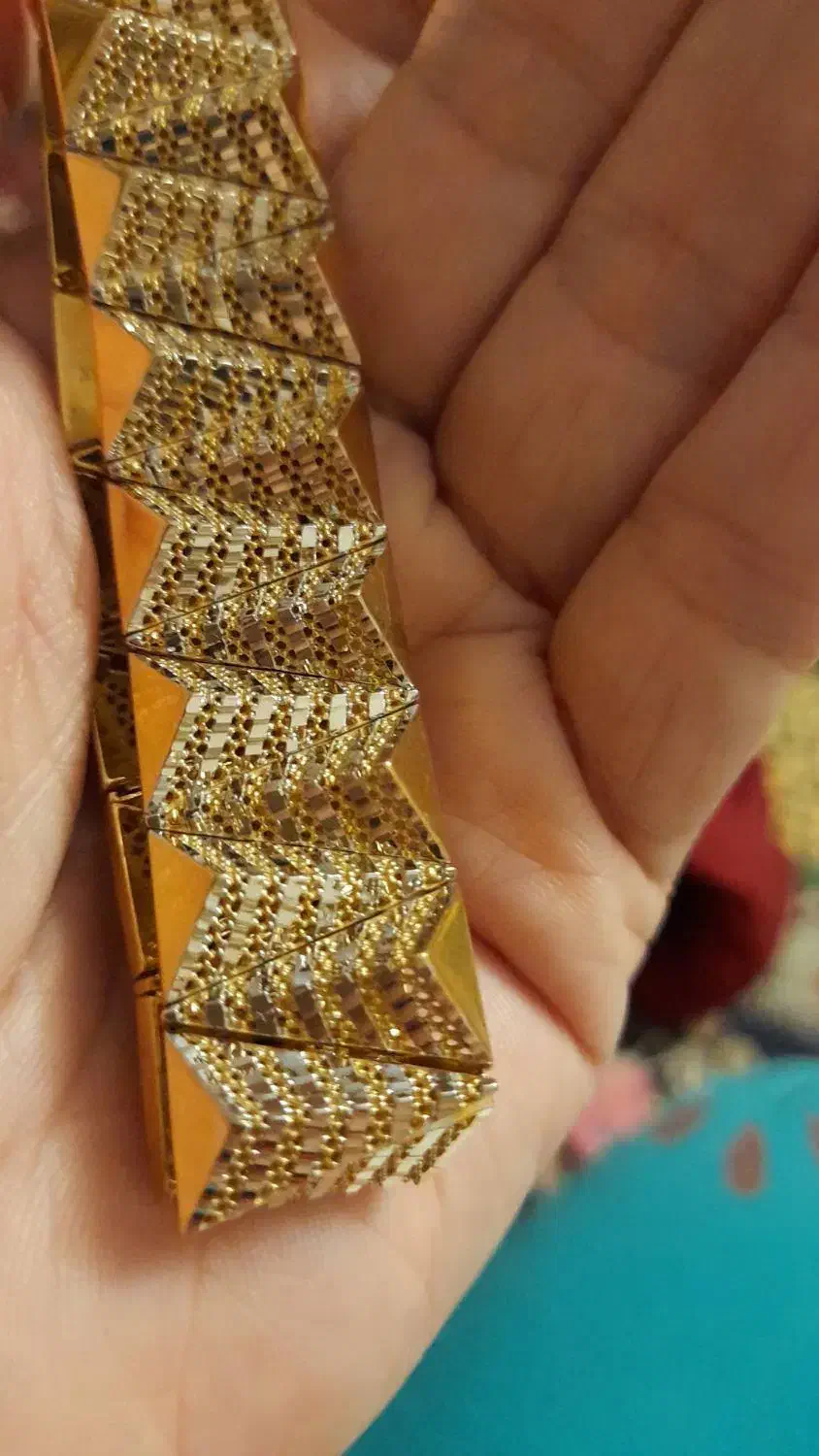 دستبند طلای ۱۸ عیار ساخت ترکیه|جواهرات|تهران, هفت حوض|دیوار