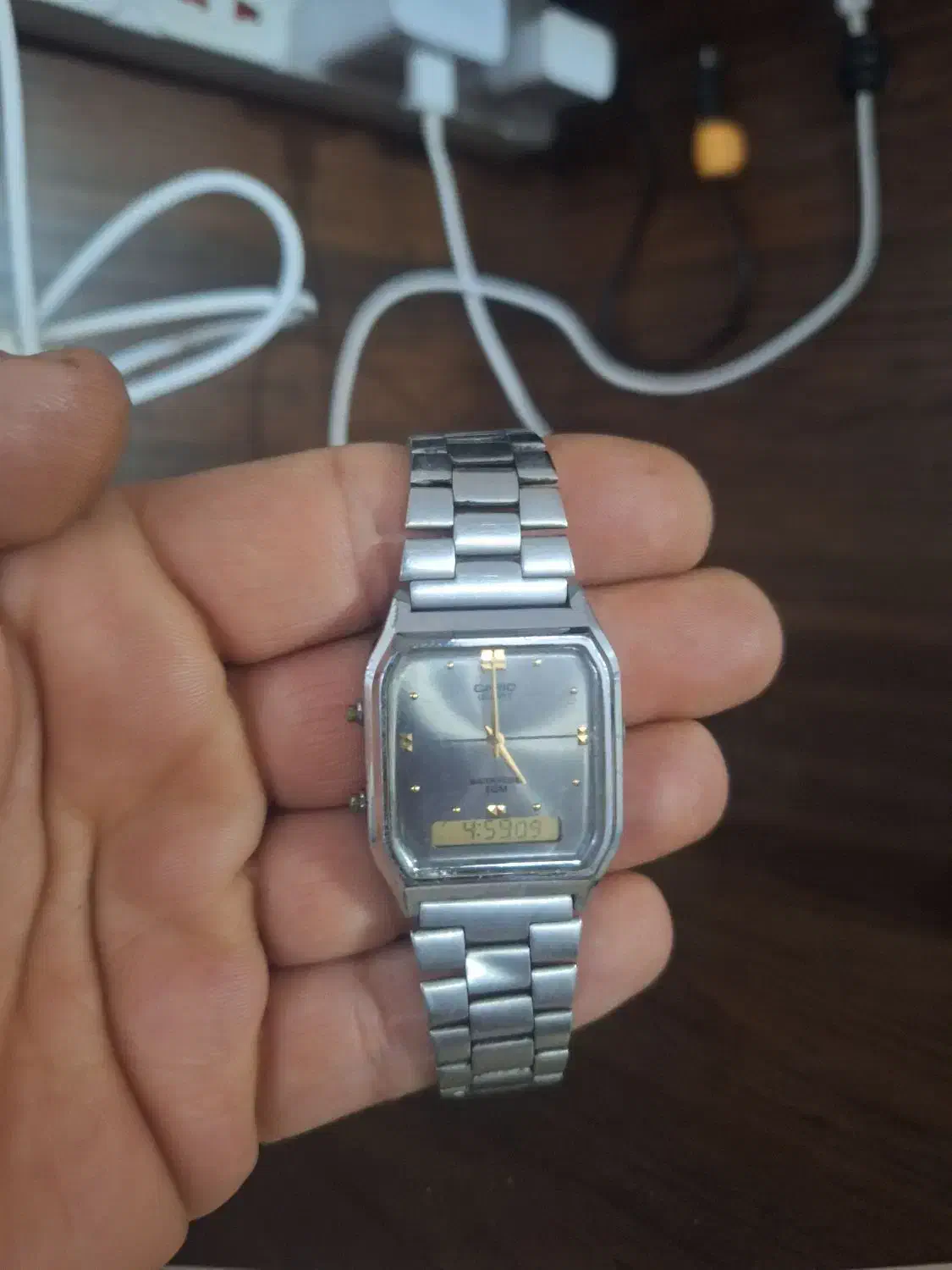 ساعت کاسیو دوزمانه  ژاپنی|ساعت|میبد, |دیوار