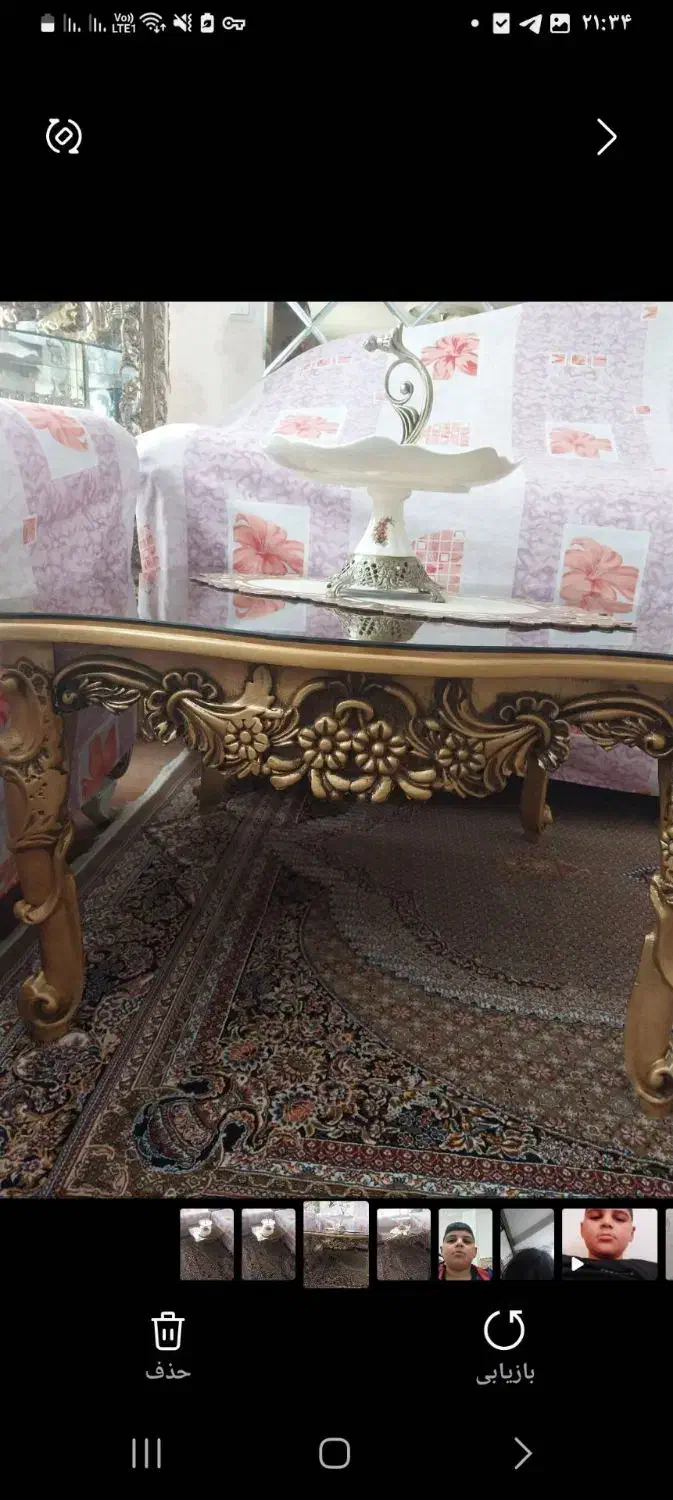 جلو مبلی دو عدد|مبلمان خانگی و میز عسلی|خوی, |دیوار