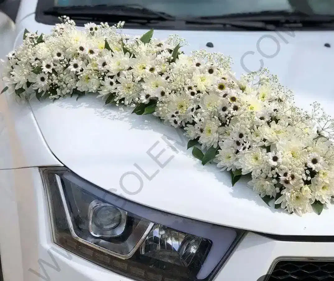 گل آرایی ماشین عروس ۲۵۰۰ تا ۳۵۰۰|خدمات پذیرایی، مراسم|کاشان, معلم|دیوار