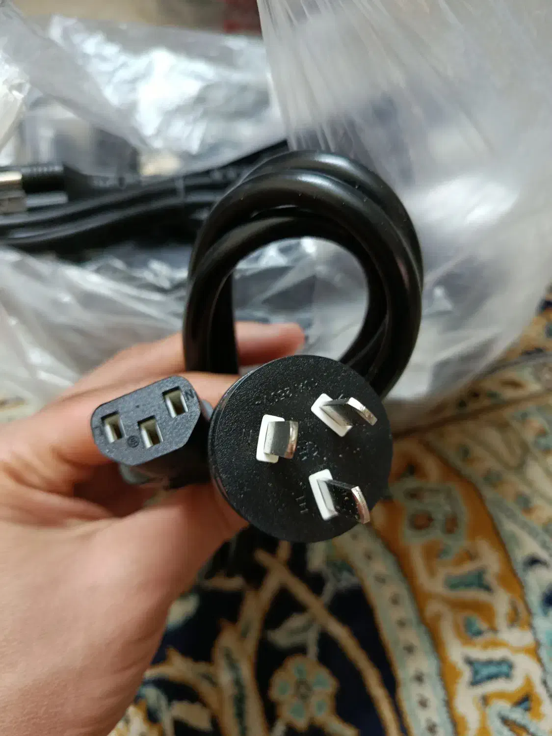 کابل پاور سه ۳ پین|قطعات و لوازم جانبی رایانه|تهران, انبار نفت|دیوار