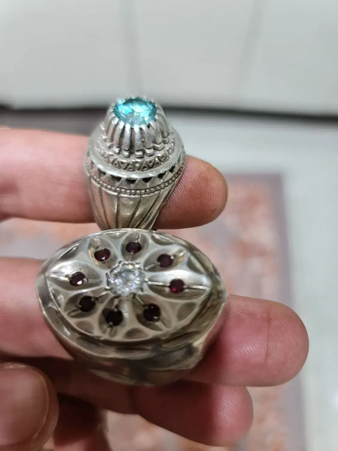 انگشتر شیک نقره|جواهرات|سیرجان, |دیوار