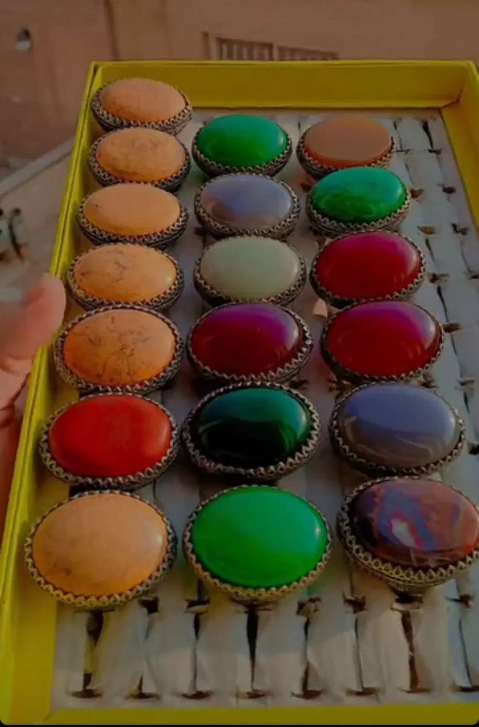 انگشتهای ارزان رنگ ثابت سنگ اصل معدنی|بدلیجات|رشت, پل تالشان|دیوار