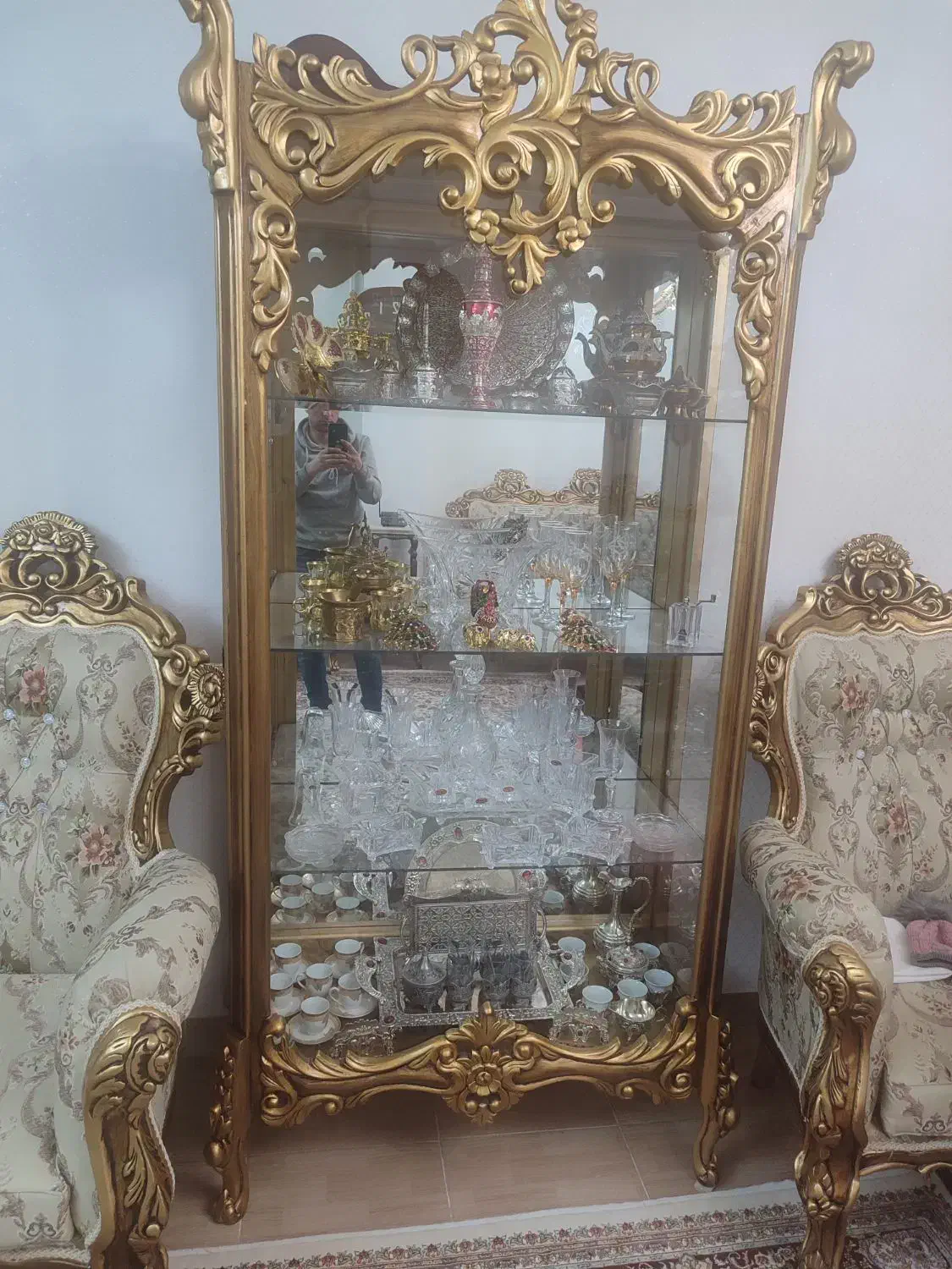 بوفه چوب راش|بوفه، ویترین، کنسول|تبریز, |دیوار