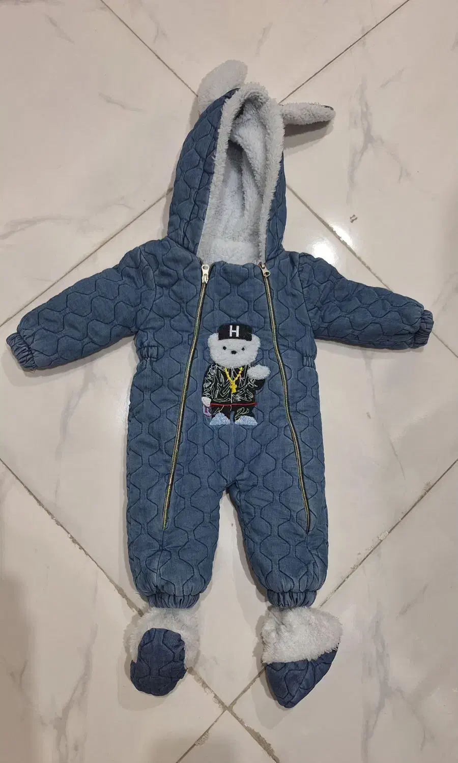 کاپشن سرهمی جوراب دار سایز۲|کفش و لباس بچه|باقرشهر, |دیوار