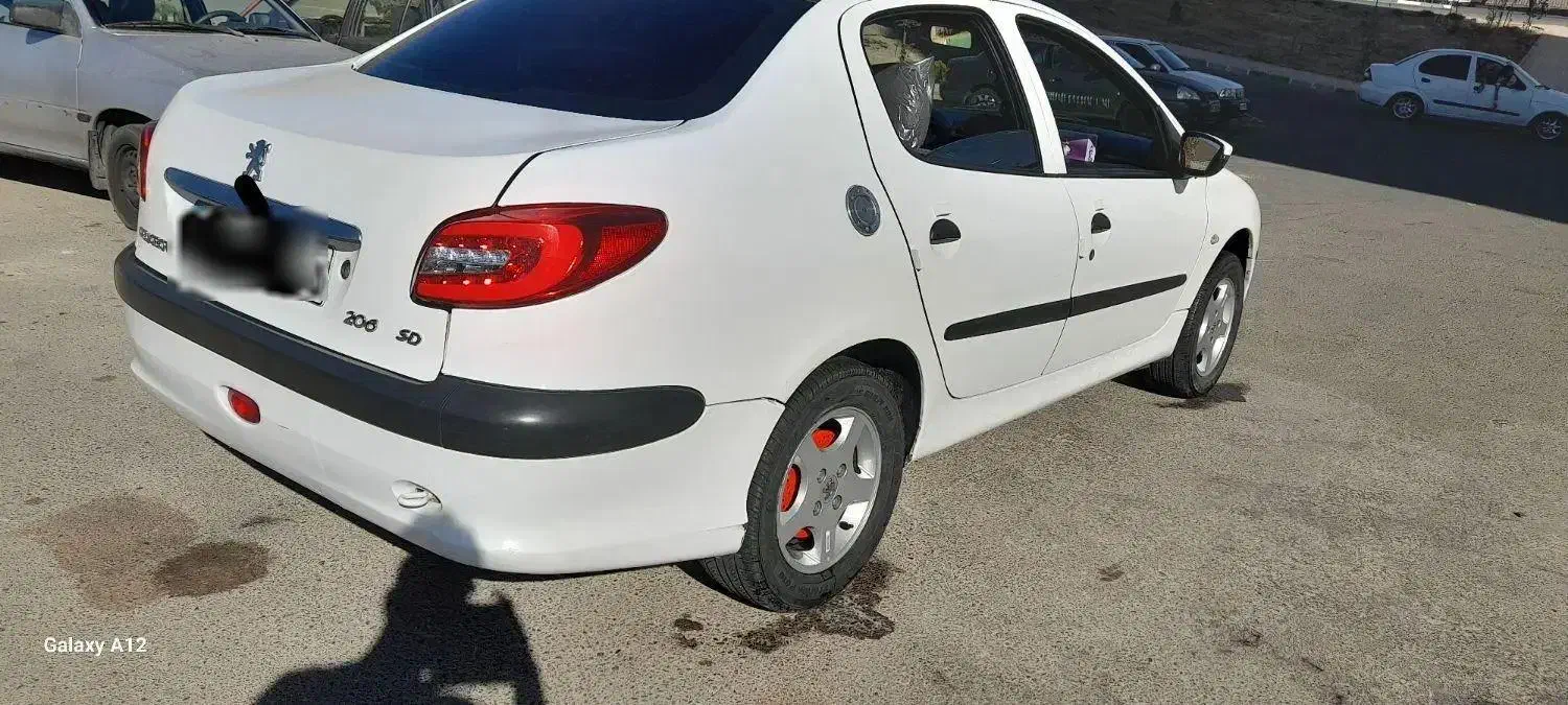 ۲۰۶ تیپ ۵ موتور تیو فائو بی ۸|خودرو سواری و وانت|پرند, فاز ۶|دیوار