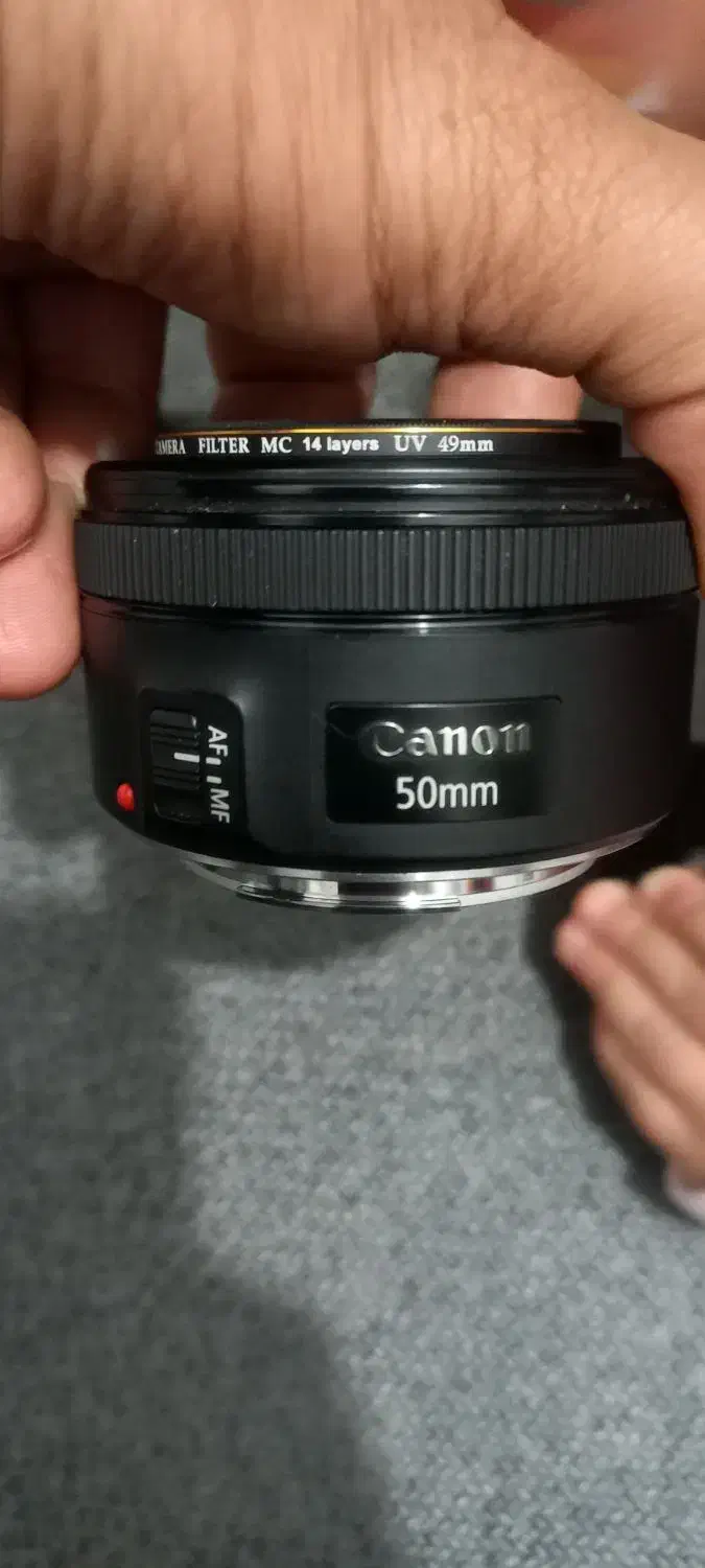 لنز کنون ۵۰ اف ۱.۸|دوربین عکاسی و فیلمبرداری|زرند, |دیوار