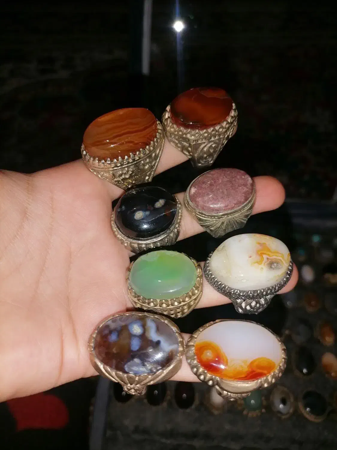 انگشتر مردانه نگین اصل معدنی و رکاب (رنگ ثابت)|بدلیجات|برازجان, |دیوار